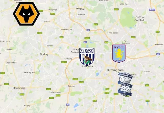 中資收購(gòu)的英格蘭俱樂(lè)部，都位于英格蘭第二大城市伯明翰的周邊